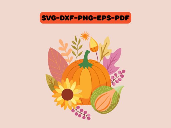 Autumn Pumpkin Floral SVG Review