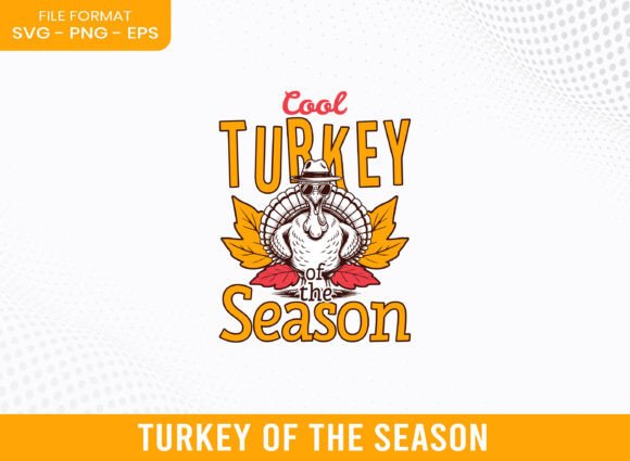 Cool Turkey of the Fall Season SVG