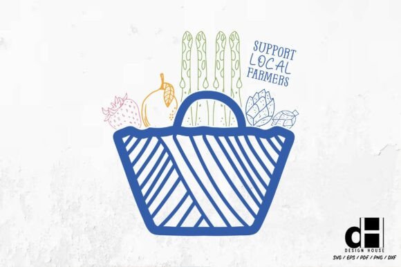 Farmers Market Support Local SVG PNG