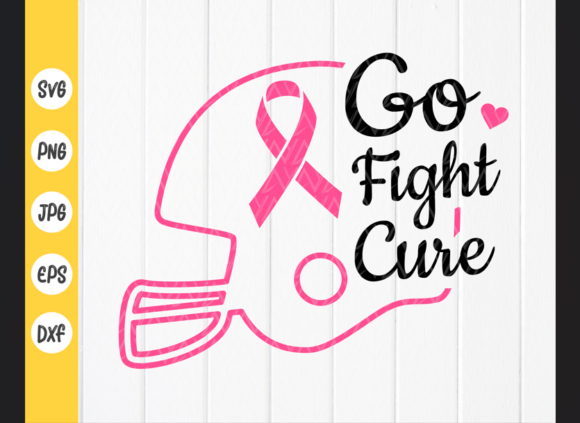 Go Fight Cure Cancer Svg,Football Cancer