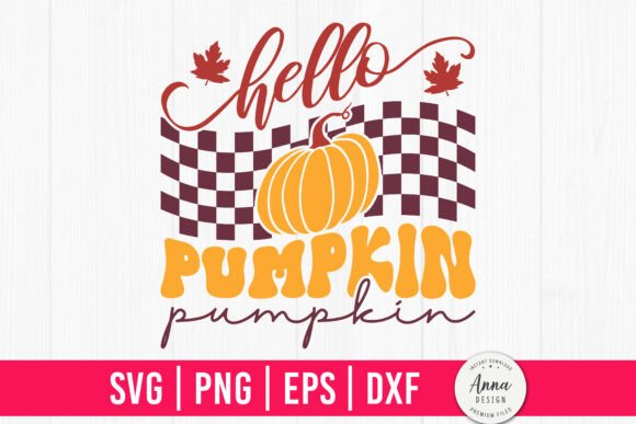 Hello Pumpkin SVG PNG