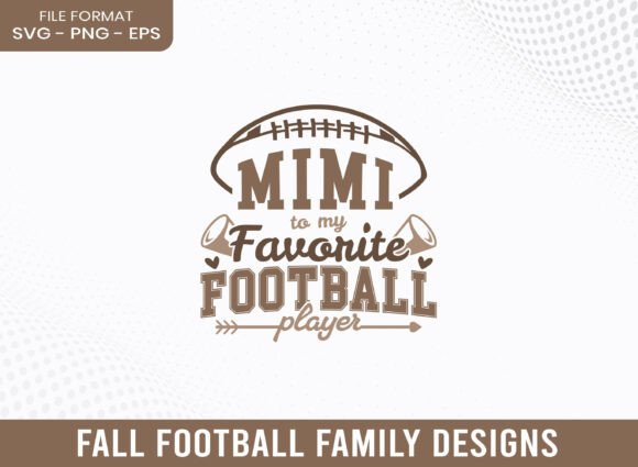 Mimi to My Favorite Football Player SVG