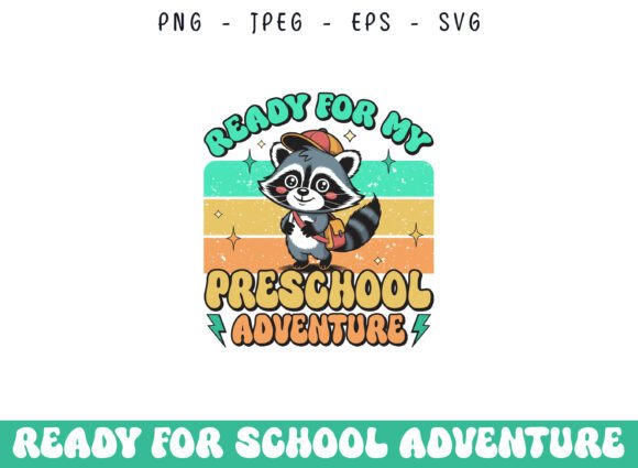 Preschool Adventure Retro Groovy SVG